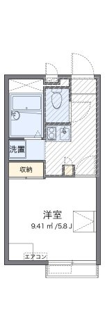 レオパレスシルフィーの間取り|代表的な間取のため実際の間取とは異なる場合があります