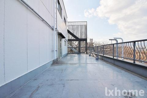 山崎第3マンションのバルコニー|広々としたバルコニーです