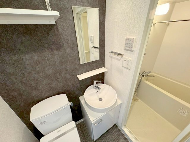エスリード大阪シティノースの独立洗面台
