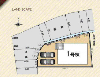 【区画図】 | クレイドルガーデン香芝市今泉第４ | 区画図