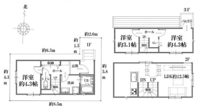 【間取り】 | 蒲田本町戸建 |  