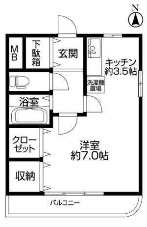 KSハイムの間取り