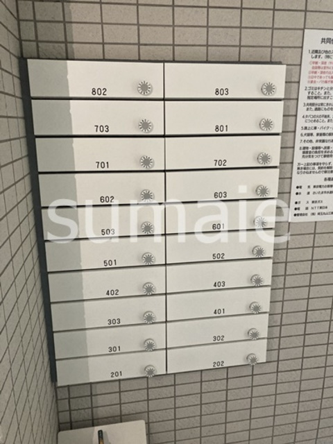 Noble　Terraceのその他共用部分|プライバシーに配慮したメールボックス。