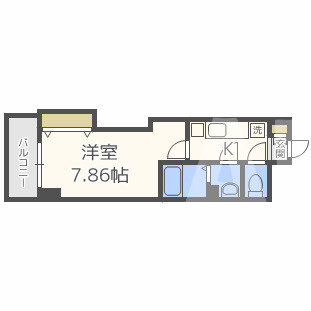 Luxe都島Ⅱの間取り|Luxe都島II（ラグゼ都島II）　間取り