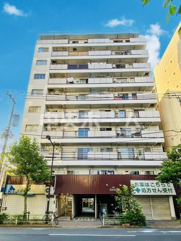 サンパークマンション鶯谷の外観|外観。ペットの飼育可能マンションです。山手線「鶯谷駅」徒歩4分・日比谷線「入谷駅」徒歩3分のロケーション。