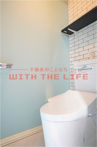 竹野屋ビル【キャシュバック対象物件】のトイレ|落ち着いた色調のトイレです