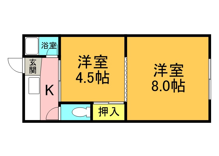 今井荘の間取り