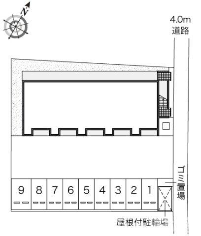 レオネクストパルミオーレ南の区画図