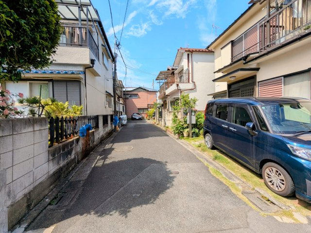 葛飾区東新小岩４丁目の売地の前面道路含む現地写真|～前面道路含む現地写真～