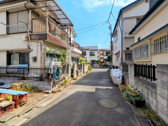葛飾区東新小岩４丁目の売地の前面道路含む現地写真|～前面道路含む現地写真～