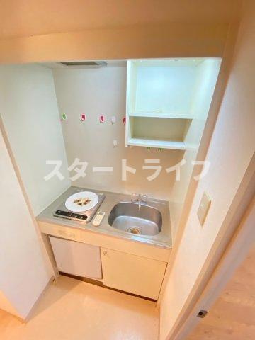 大阪市淀川区西中島６丁目の賃貸マンションのキッチン