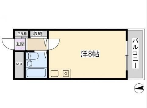 カルム白鷺の間取り