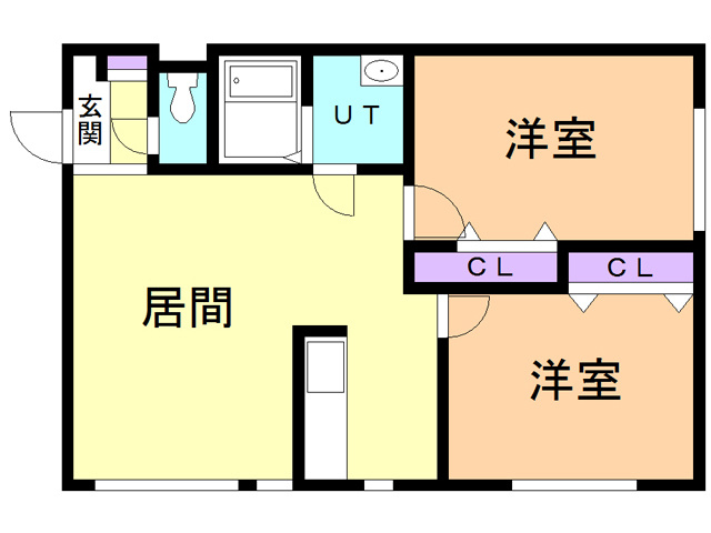 アリビオ若山の間取り