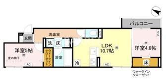 D-residence岡町の間取り