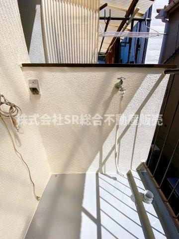 花園西町1丁目中古戸建の設備|洗濯機置場はバルコニーにあります！