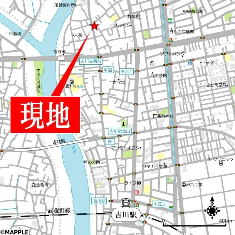 アドヴァンスの地図