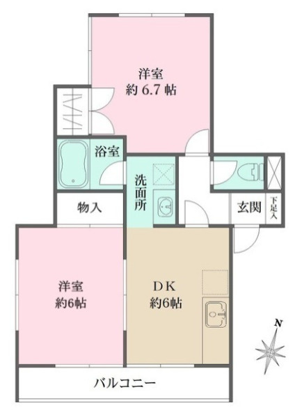 ル・ボアⅠの間取り