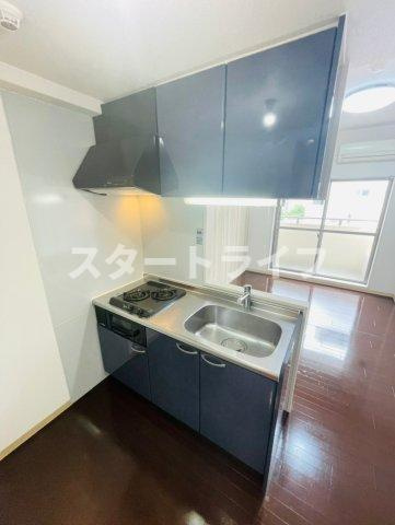 大阪市東淀川区東中島２丁目の賃貸マンションのキッチン