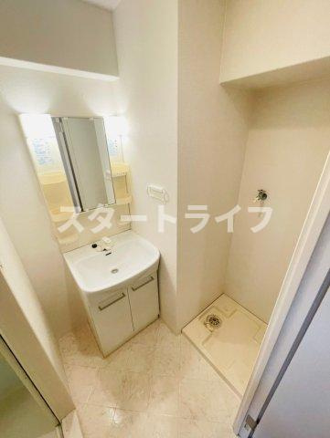 大阪市東淀川区東中島２丁目の賃貸マンションの洗面所