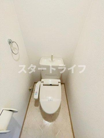 大阪市東淀川区東中島２丁目の賃貸マンションのトイレ
