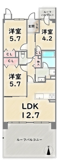 【間取り】 | ライオンズマンション西院