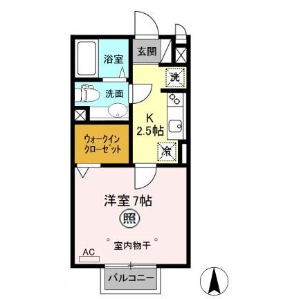 ドミトリーの間取り