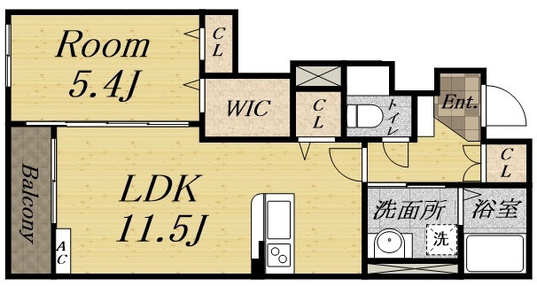 フォレスト宝塚Ⅰの間取り