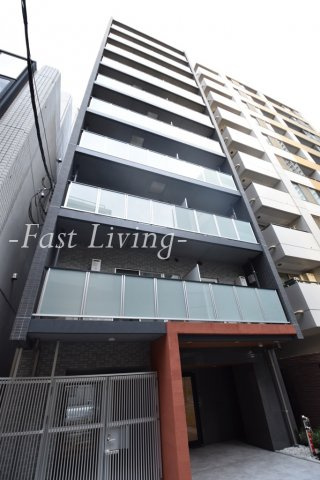 中央区湊１丁目の賃貸マンションのエントランス