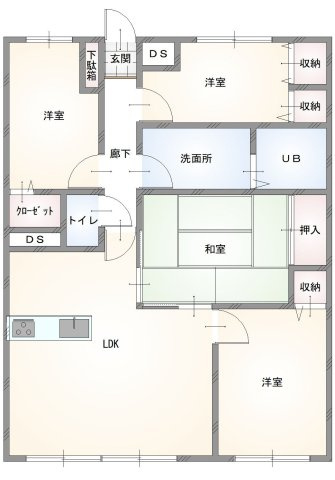 ローレルコート古江の間取り