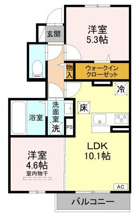 D-ROOM天が岡の間取り