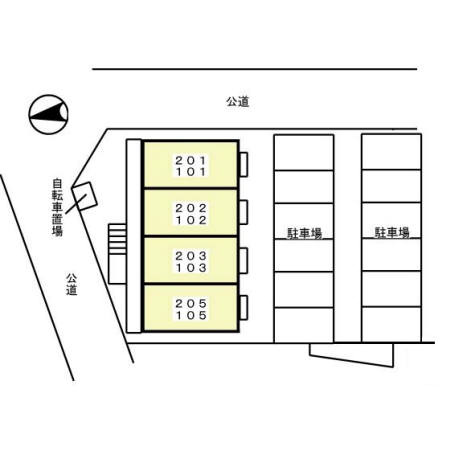アネックス葵の区画図