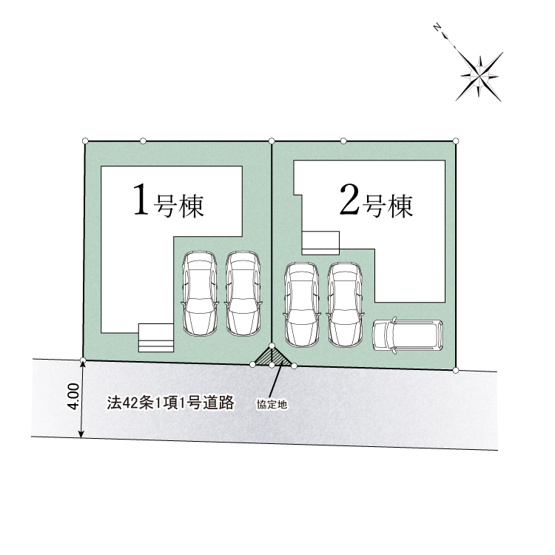【区画図】 | ご家族様のプライベート空間が確保できる素敵な間取りです。また敷地ゆったりですので、おうち時間を楽しむのにもぴったりですね♪