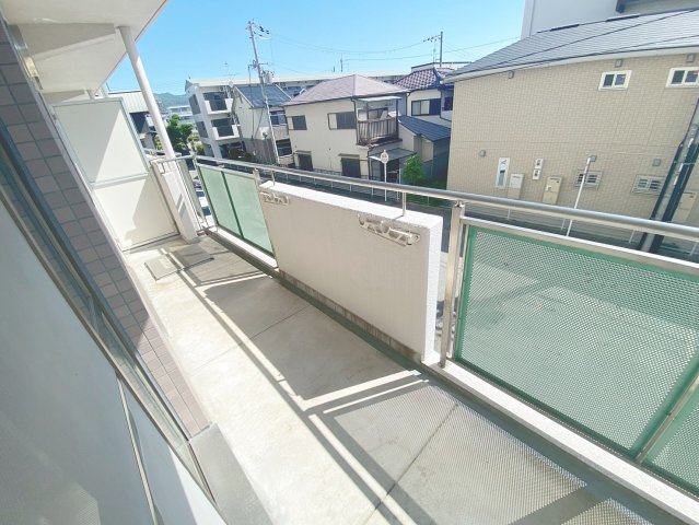 リジェール宝塚のバルコニー