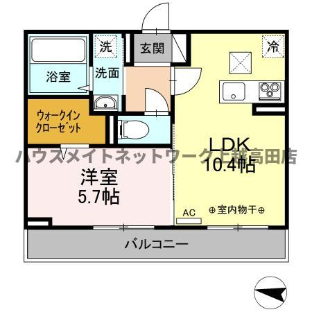レーベンの間取り|間取図