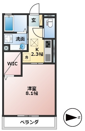 LUANA林町の間取り