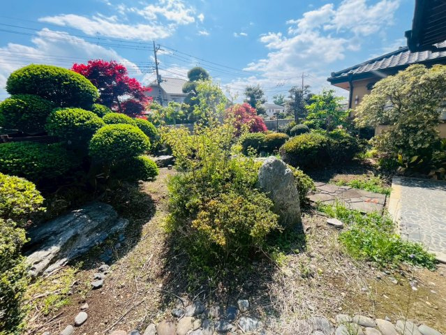筑西市乙 リフォーム物件　の庭|植栽豊かな庭園付きのお家です（＾＾）
2026年4月撮影