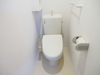 【トイレ】 | プラシード手柄Ⅱ | ゆったりとした空間のトイレです