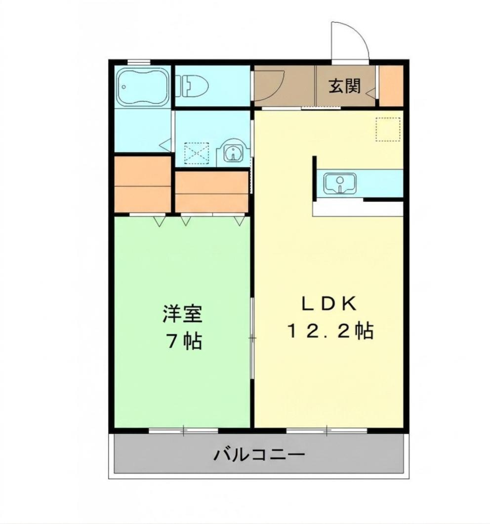 メゾンデルフィの間取り