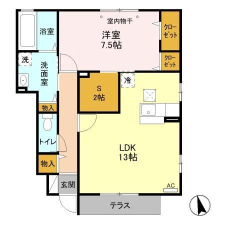 ライデンハイツⅢの間取り