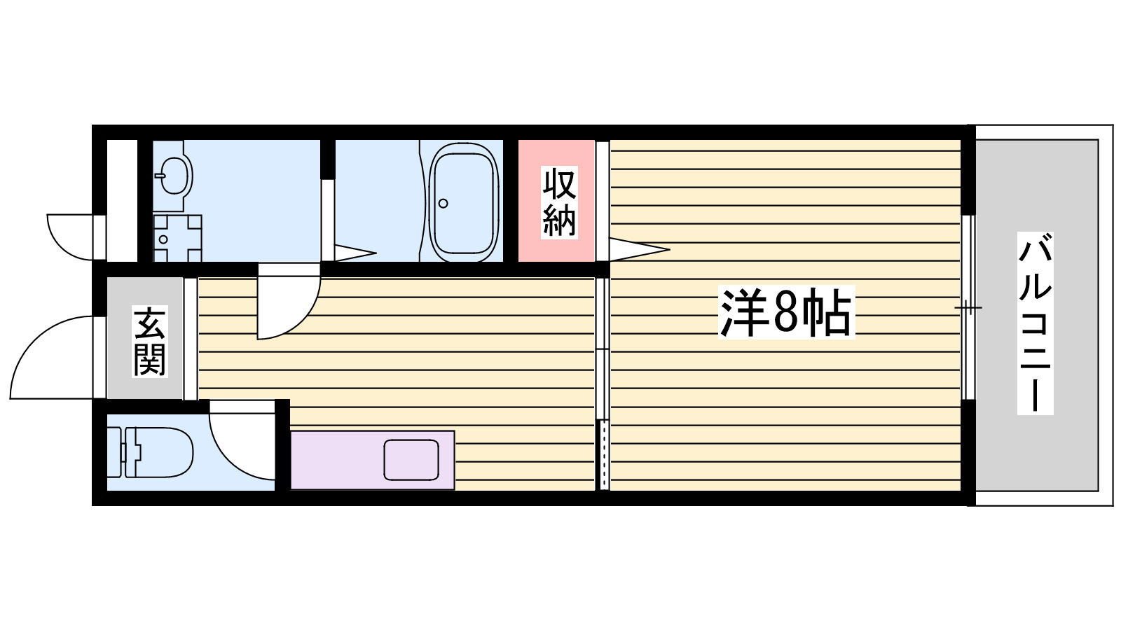 メゾンモンテピッコロの間取り