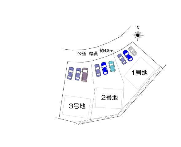 神戸市北区甲栄台5丁目新築戸建の区画図