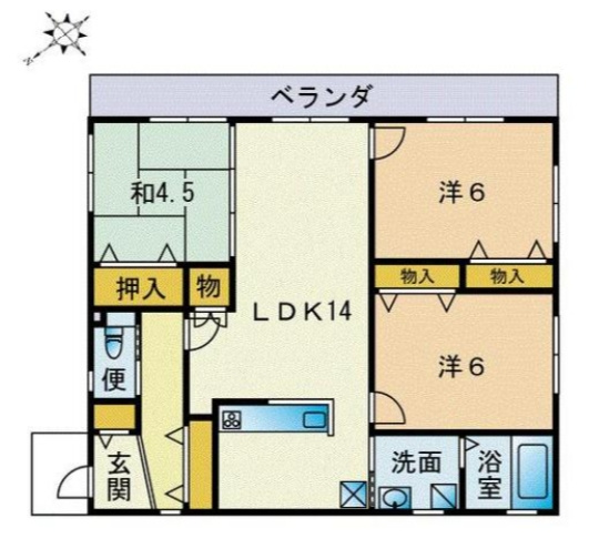 【間取り】 | エスポワール