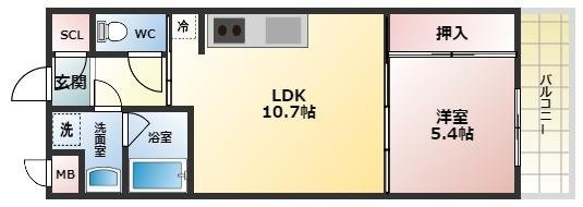 LaDouceur西宮北口の間取り