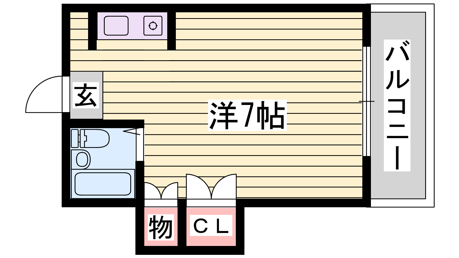 錦アトリオの間取り