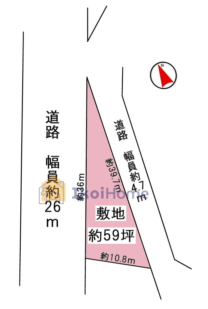 神戸市西区小山3丁目　土地の土地図|●年中無休：当日予約可●敷地約60坪で、間口も広く開放的！建築条件はございません！