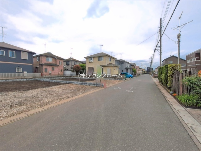 入間市狭山台1丁目・全2棟　新築一戸建　1号棟の前面道路含む現地写真|現地写真（2026年5月10日撮影）
