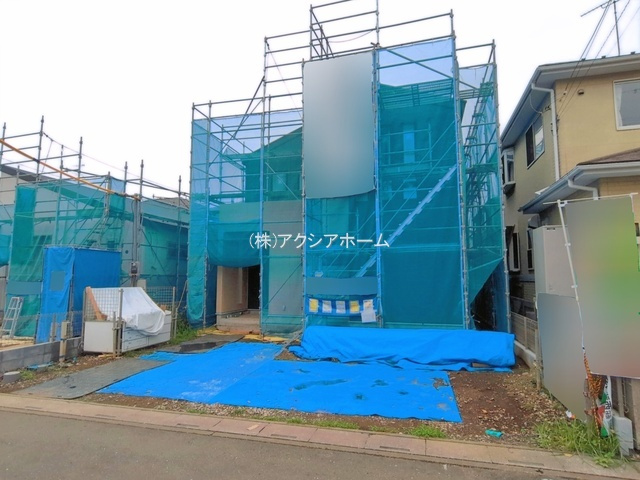 入間市狭山台1丁目・全2棟　新築一戸建　1号棟の外観|現地写真（2026年7月28日撮影）