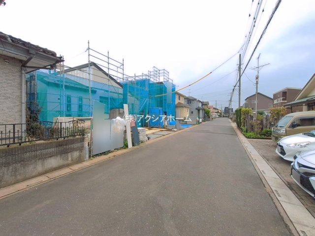 入間市狭山台1丁目・全2棟　新築一戸建　1号棟の前面道路含む現地写真|現地写真（2026年7月28日撮影）