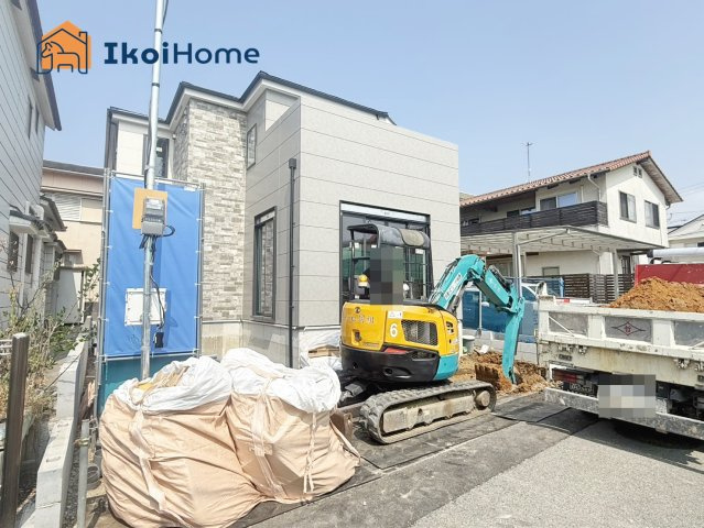 明石市東人丸町　新築戸建の外観|山電人丸駅まで徒歩6分で便利です！敷地が約36坪ございますので駐車場2台可能！建物も1階LDK広々！