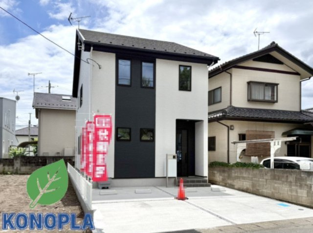 【新築戸建】高崎市竜見町の外観|■外観｜土日のご見学はもちろん、平日・夜間のご案内も大歓迎です♪「今から見たい」や「仕事終わりに見たい」にもご対応できますのでお気軽にお問い合わせください♪